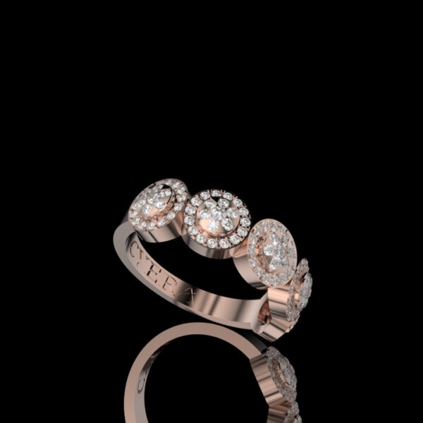 Elegant Sequa Diamond Ring with a sparkling and sophisticated design.