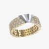 Elegant Trise Diamond Ring showcasing brilliance and luxury in a unique design