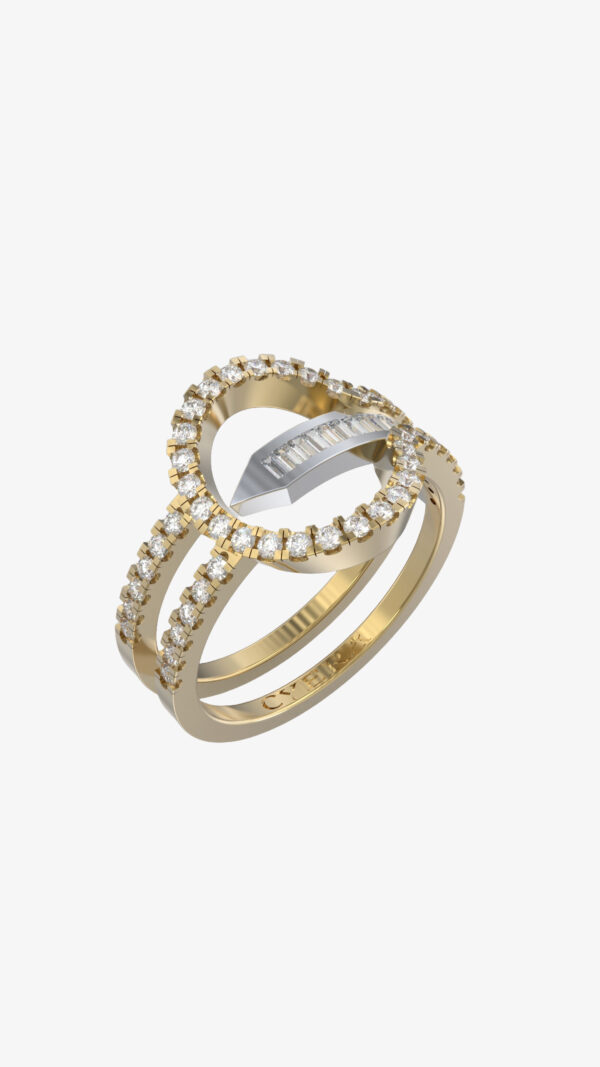 Apex Radiance Diamond Ring showcasing a brilliant centerpiece diamond, symbolizing timeless elegance.