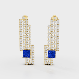 Lunaria Diamond Earring