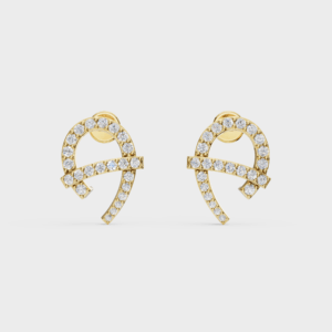 Curvross Diamond Earring