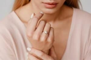 Pearl Diamond Ring