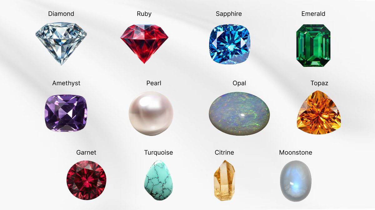 Top 12 Stunning Gemstones and Their Meanings in Jewellery